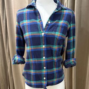 J. Crew Multicolor Plaid Shirt